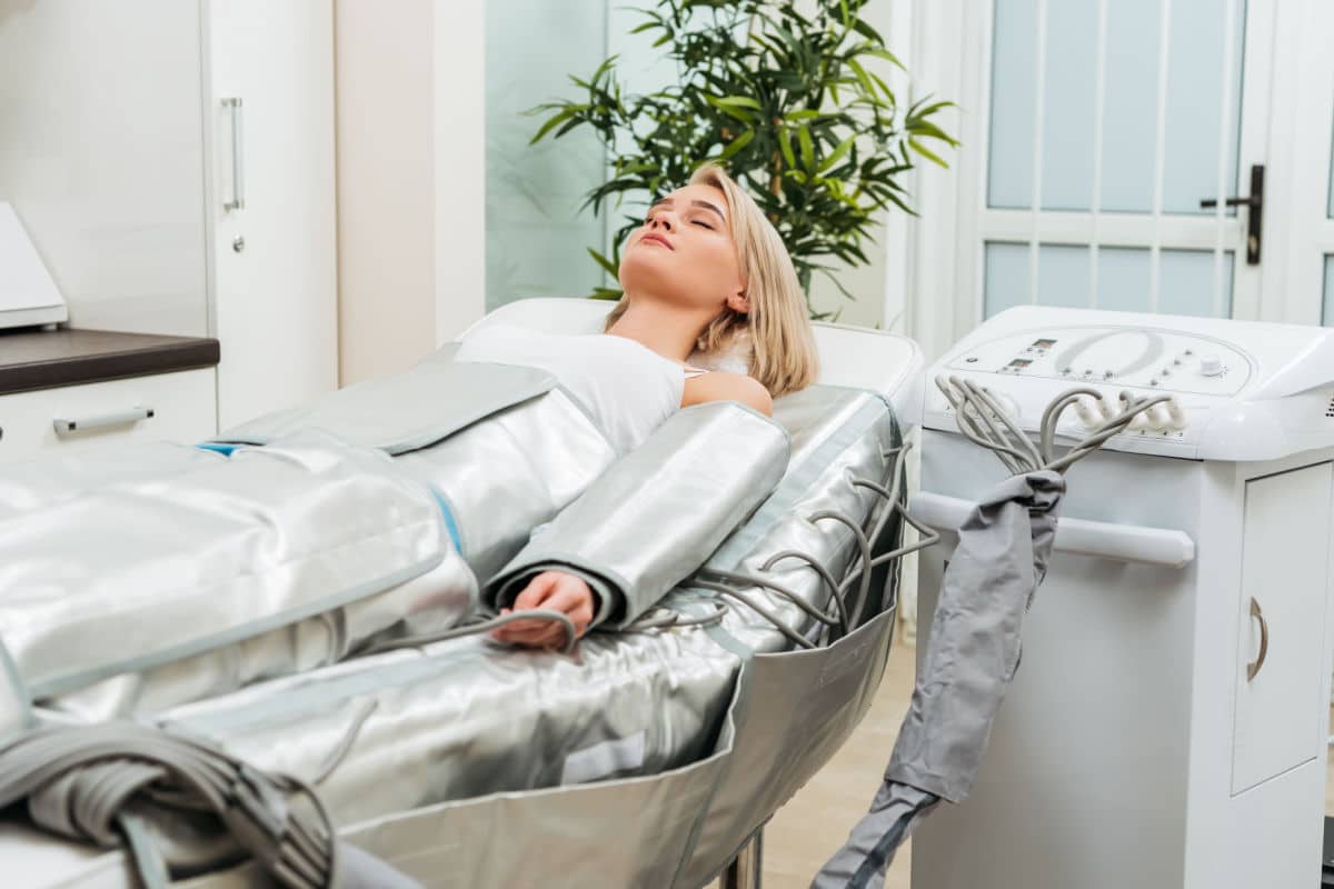 seduta di pressoterapia